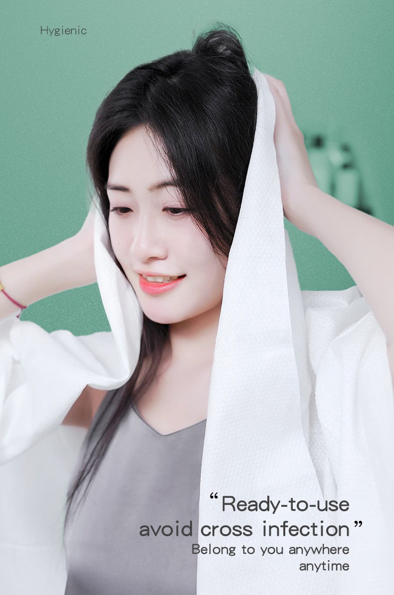 Premium Compressed Towel Tablets Disposable Towel Large Bath Towel Reusable Travel Towel for Hotel Camping Mountaineering Sports