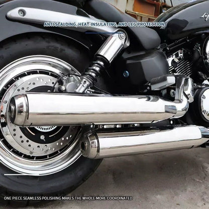 ?Good quality?For Lifan V400 custom exhaust heat shield v400 anti-scalding shield 304 stainless steel exhaust protection shield