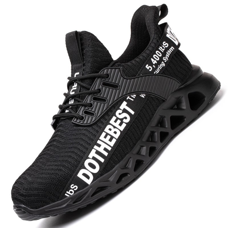 Sapatos de Segurança Bico de Aço Masculino Feminino Tênis de Trabalho Leves Sapatos de Trabalho à Prova de Furos Botas de Trabalho de Segurança Unissex para Construção