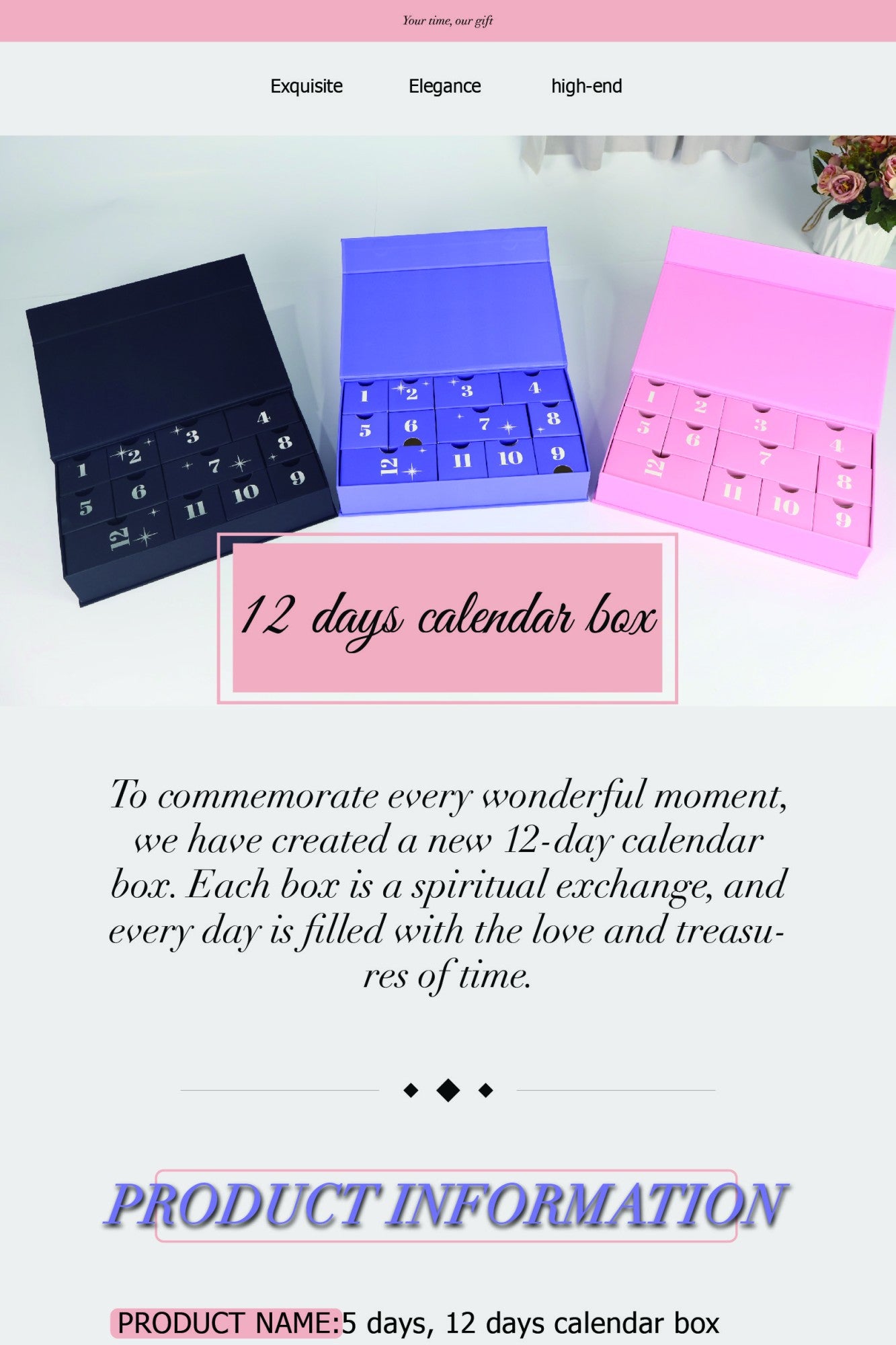 12 days Advent Calendar  Christmas DIY Box Set  Christmas Countdown Calendar Holiday Premium Surprise Christmas Gifts
