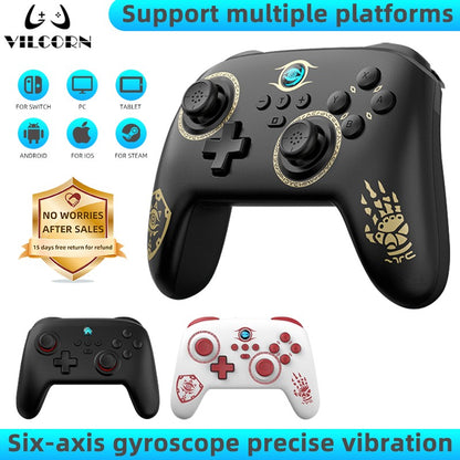 Switch Pro Gamepad Wireless Gaming Controller for Nintend Switch OLED/Lite Joystick For Steam Yuzu Controle PC