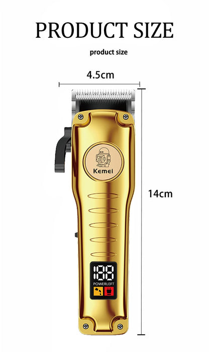 Kemei 510 Portable Travel Electric Hair Clipper Small Rechargeable Cordless Hair Cutting Machine Beard/Hair Trimmer Carving Too