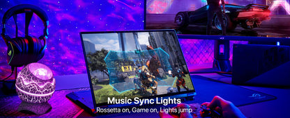 AURORA LIGHTING Star Projector Galaxy Projector for Bedroom LED Night Lights for Kids Room Adults Christmas Birthday Party Gifts