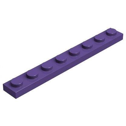 10 Peças Quebra-Cabeça Partícula 3460 Placa 1x8 Bloco de Montar Kit Pneu de Alta Tecnologia Placa de Luz de Prancha Brinquedos Presentes