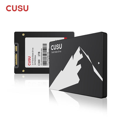 CUSU SSD 1TB 512GB 256GB 128GB SATA3 Unidade de disco rígido 2TB SSD SATA Disco de estado sólido para laptop e desktop