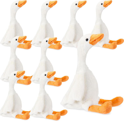 6/16 Peças Lembrancinhas de Festa Ganso Bobo Bichos de Pelúcia Brinquedos de Pelúcia Presentes de Chá de Bebê Aniversário (Tamanho: 25CM)