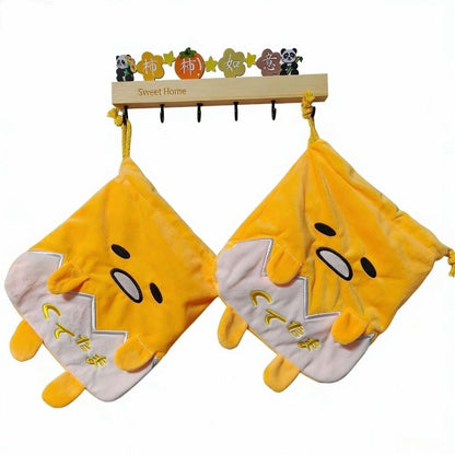 20Cm Gudetama Pom Pom Purin Plush Velvet Single-Layer Drawstring Pocket Halloween Candy Packaging Bag Girl's Cosmetics Dust Bag