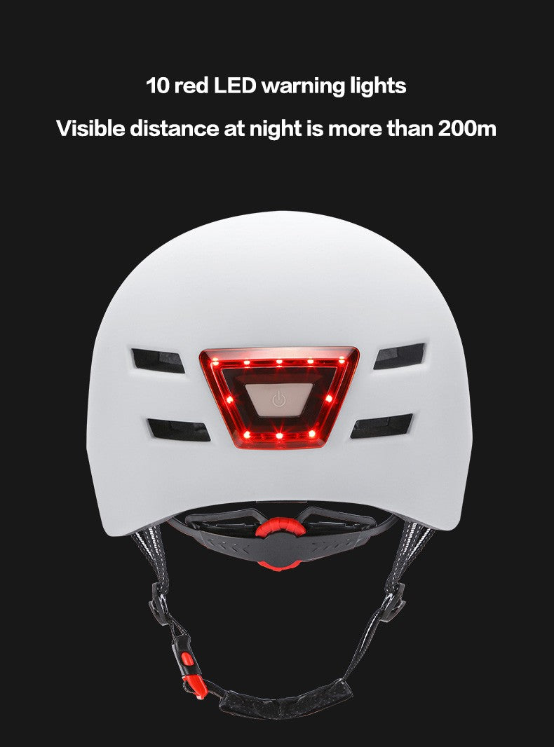 NOVO Capacete de Ciclismo Inteligente com Luz Traseira de LED Bicicleta Adulto Elétrica MTB Bicicleta de Estrada Patinete para Esporte Capacete Urbano Masculino Feminino 2#