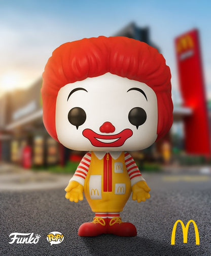 McDonald's Series Boneco de Ação Original Funko Pop Hambúrguer Batatas Fritas Speenee Grimace Brinquedos de Coleção Edição Limitada Presentes