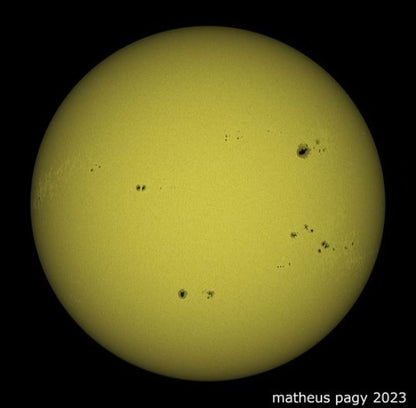 Telescópio Astronômico Refrator Svbony SV48P 90/102mm Abertura OTA com Focador de Duas Velocidades para Astrofotografia de Céu Profundo
