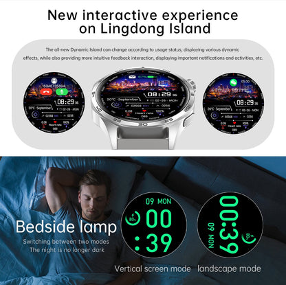 Xiaomi 2025 New GPS NFC Smart Watch Men 360*360 AMOLED Screen Heart rate Bluetooth Call IP67 Waterproof Man Smartwatch