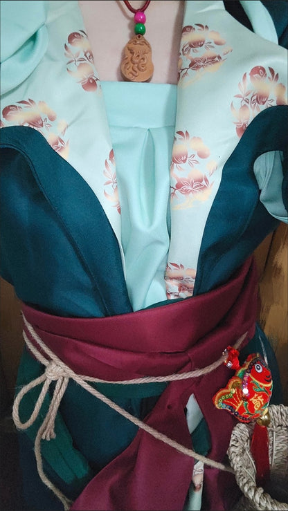 Game Where Winds Meet Yingying Cosplay Costume Ancient Hermit Hero Yingying Hanfu Carnival Convention Event Female Swordsman Set
