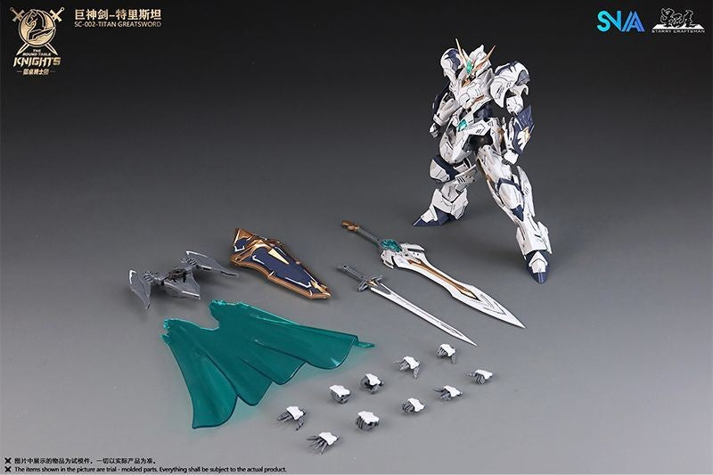 HG 1/144 SNAA SC-002 Titan Greatsword Tristan Kit de Montagem SC-009 Divine Invoker Percival The Round Table Knights Figure