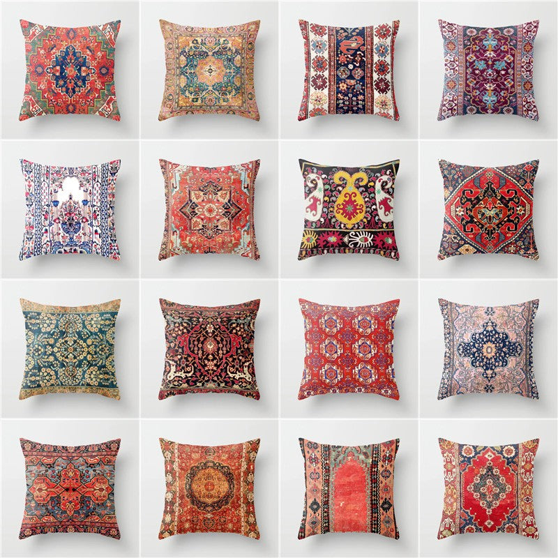 Nordic Pillow Case Moroccan Style Pillow Indian Bohemian Luxury Living Room Bedroom Cushion Cover Lumbar Pillowslip Home Decor