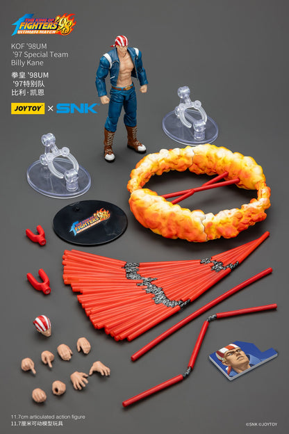 [Pré-Venda] Bonecos de Ação JOYTOY SNK 1/18 KOF 98UM 97 Special Team Ryuji Yamazaki Billy Kane Blue Mary - Brinquedos Colecionáveis