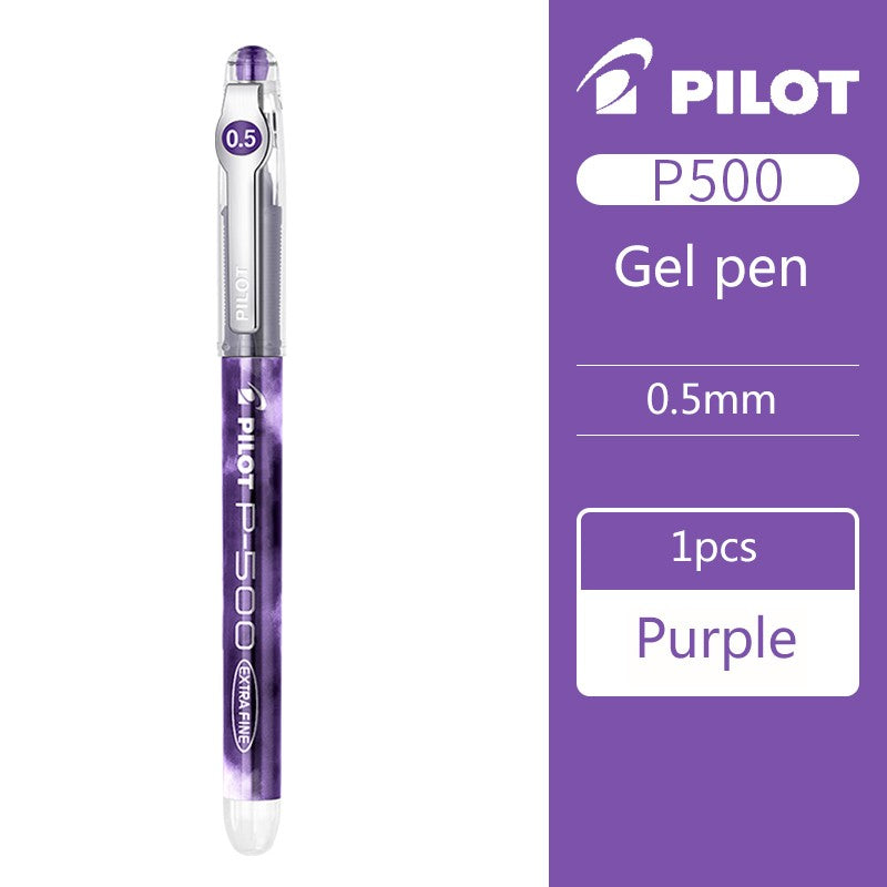 1pcs Japan Pilot Gel Pen P500/P700 for Writing Exam 0.5/0.7mm Signature Direct Liquid Large Capacity School Office Supplies