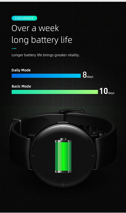 Mibro Lite Smartwatch Global Version 1.3Inch AMOLED HD Display IP68 Waterproof App Control Fitness Monitoring Bluetooth Watch
