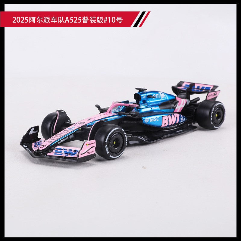Burago 1:43 F1 Carro de Corrida Alpine A525 N.43 Pierre Gasly Equipe de Fórmula 1 Carro Modelo em Liga