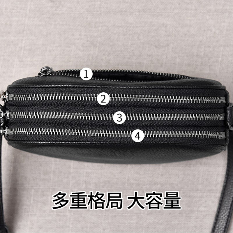 Luxury Leather Tote Bag - Designer Brand Women's Handbag for Office & Daily Use, Modern Minimalist Style