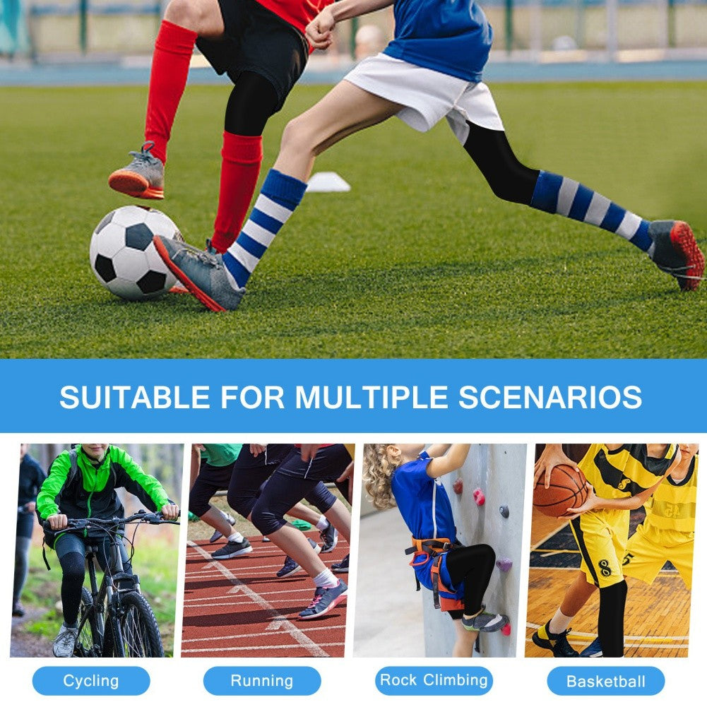 Single Leg Basketball Leggings Quick Drying 6-14 Years Teen Boys Running Football Yoga Fitness Compression Pants Sports