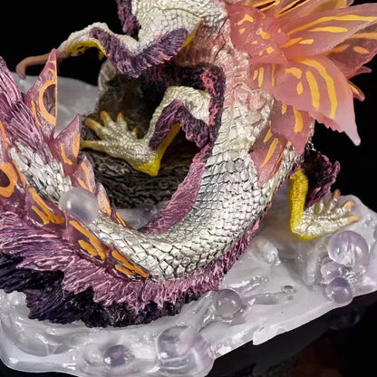 Figura de Dragão de Jogo Monster Hunter de 17CM Mizutsune Zinogre Monstros Nergigante Iceborne Velkhana Zinogre Figura de Ação de PVC Brinquedo