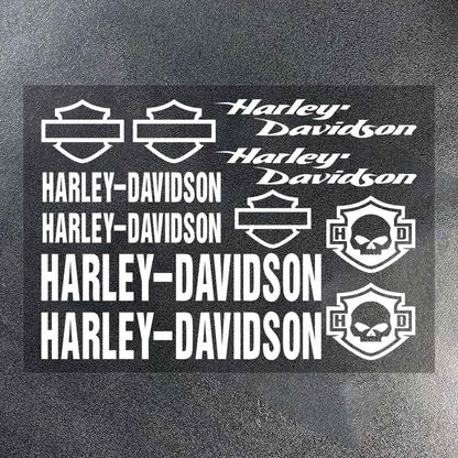 Adesivo de Vinil Harley Davidson Logotipo Tanque de Motocicleta Emblema Kit de Decalques Para Electra Glide 1250S PA1250