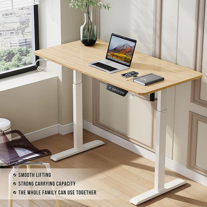 Height Adjustable Desk Motion Electric Sit Stand Up Down Computer Table Lift Motorized Gaming Desktop Modern Home Office Desks