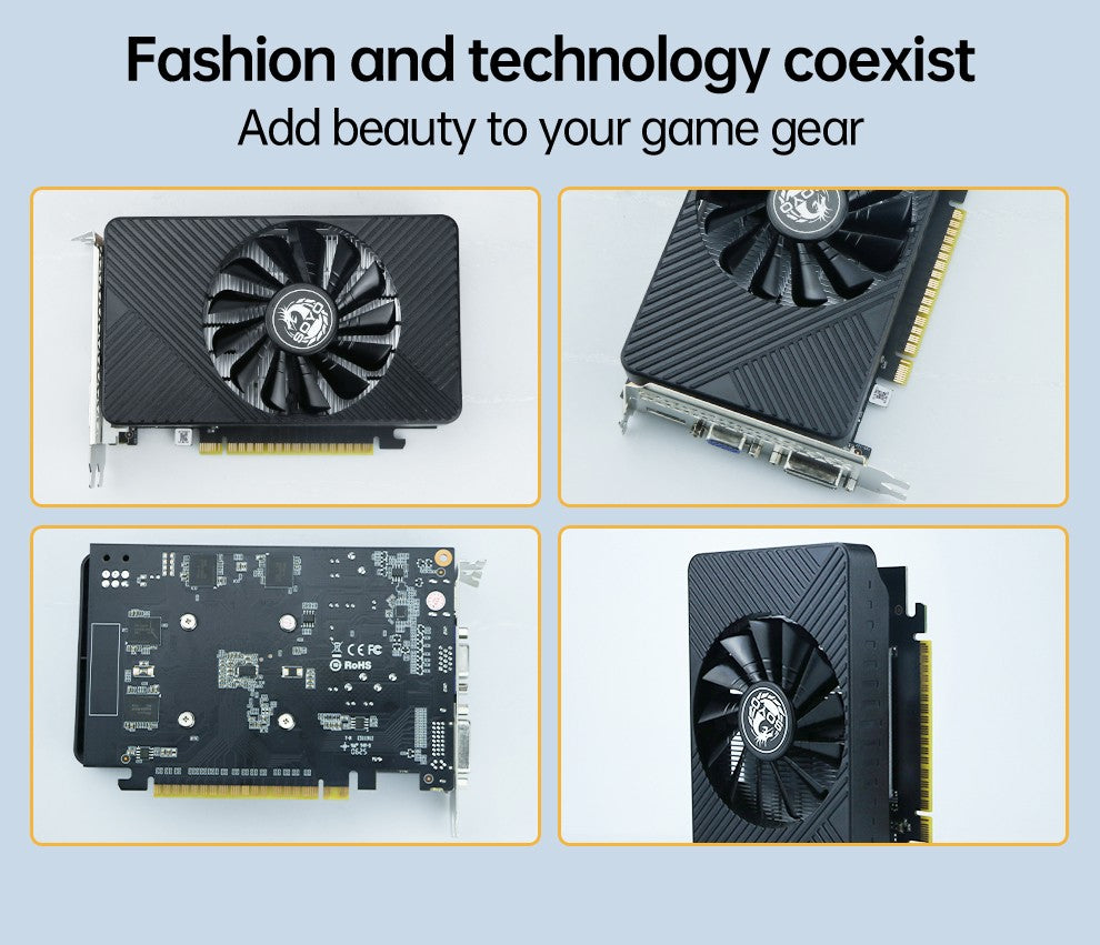 Placa de vídeo SOYO NVIDIA GPU GTX 750Ti 4G GDDR5 128 bits 28nm PCI-E 3.0 para jogos Componentes de computador de mesa GTX750Ti