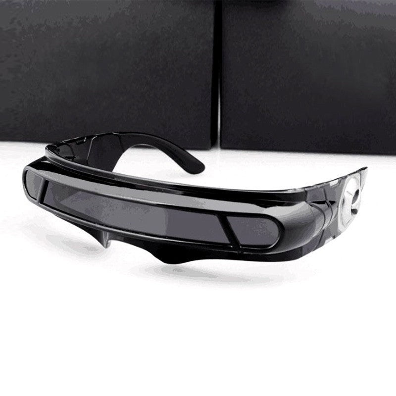 Polarized TR90 X-men Wrap Rectangle Sunglasses Men Women Special Memory Materials Laser Cyclops Travel Shield Punk Sun Glasses