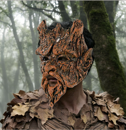 Tree Spirit Mask Scary Forest Spirit Mask Tree Ghost Halloween Cosplay Masquerade Carnival Costume Prop Bosgeest Masker