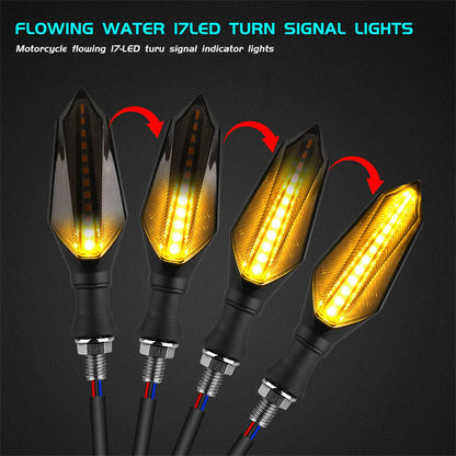 2 Peças de Pisca-pisca LED Universal para Moto Luz Âmbar Indicador de Seta Luzes Intermitentes