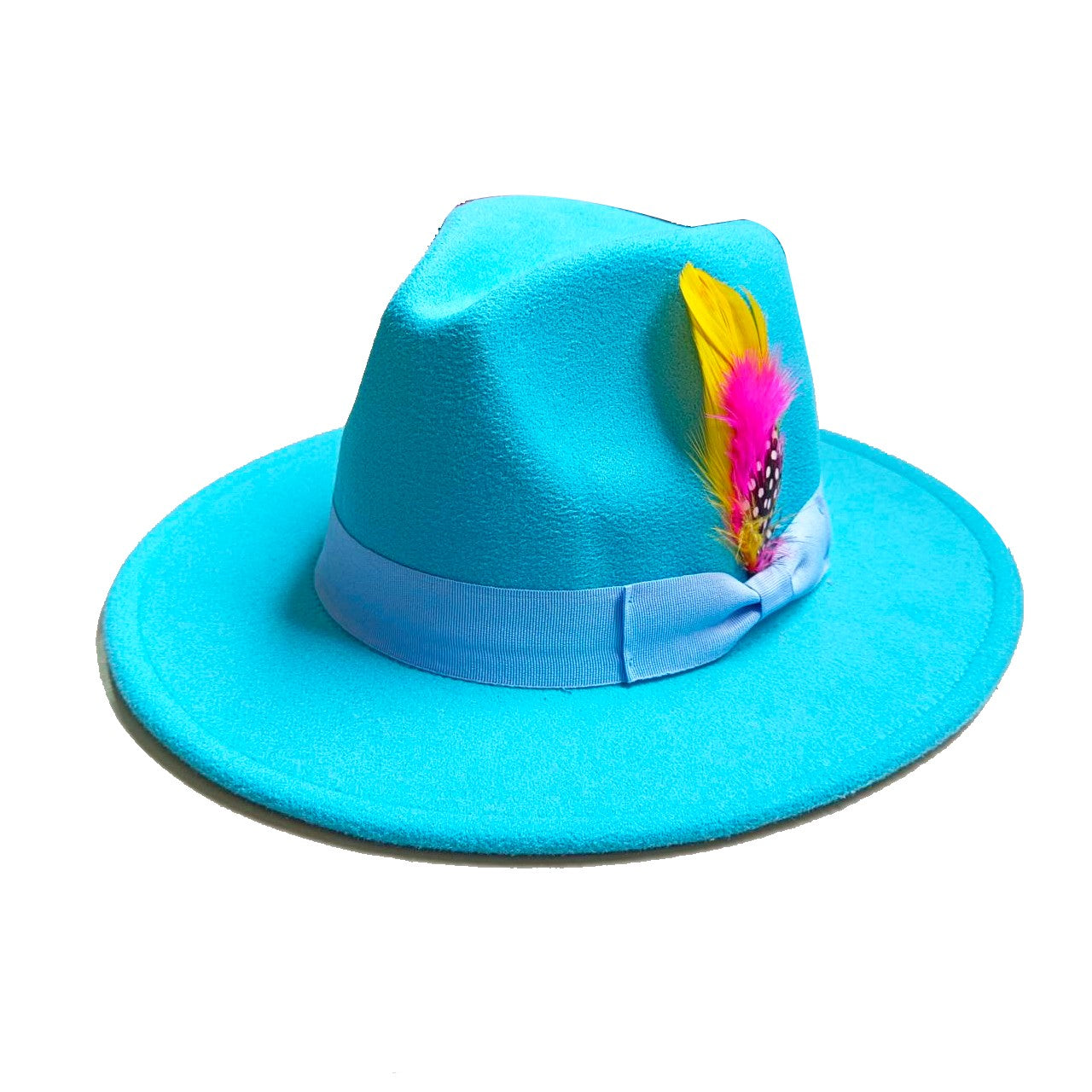 Leather Pink Fedora Wide brimmed Jazz Hat Autumn/Winter Classic Elegant Panama Hat Gentleman Hat Wholesale Sombrero