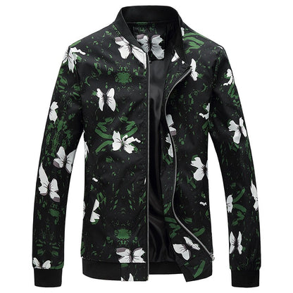 Spring, Autumn and Seasonal Boys' Floral Jacket, Large Size Urban Casual Coat Multi-color Available
