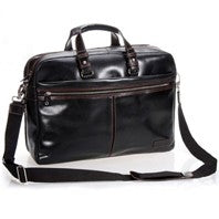 High Quality Genuine Leather Men Briefcase Business bag Crazy Horse Leather Large 17"inch Laptop Bag male Portfolio Office Case