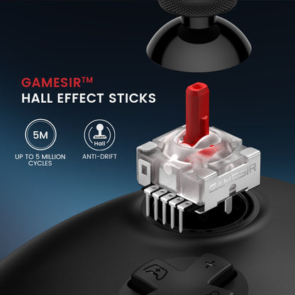 GameSir G7 HE Xbox Gaming Controller Wired Gamepad for Xbox Series X, Xbox Series S, Xbox One, Steam and PC with Hall Effect