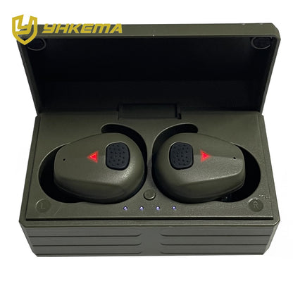 YHKEMA EB10 Electronic Shooting Ear Protection,TacticalNRR 27dB Bluetooth Noise Cancelling Sound Amplification Earmuffs Earbuds