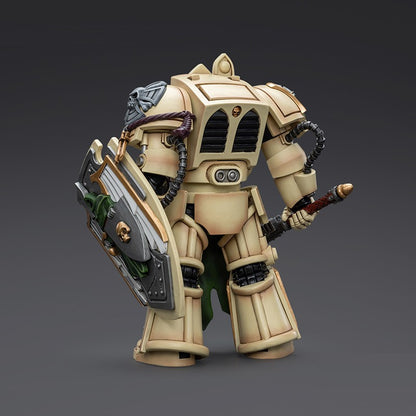 JOYTOY Warhammer 40K Dark Angels Deathwing Knight com Maça da Absolvição 1 Boneco de Ação 1:18, Presente de Modelo para Coleção
