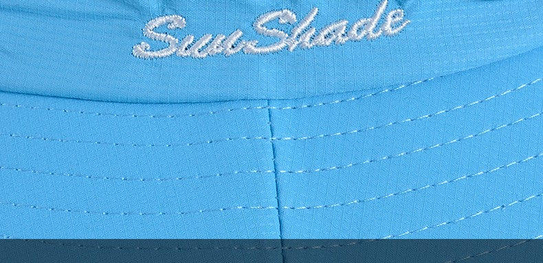 Women Ponytail Fisherman Hat Waterproof Sun Cap Pure Color Outdoor Travel Fishing Climbing Hiking Large Brim Bucket Hat undefine