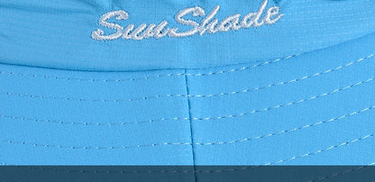 Women Ponytail Fisherman Hat Waterproof Sun Cap Pure Color Outdoor Travel Fishing Climbing Hiking Large Brim Bucket Hat undefine