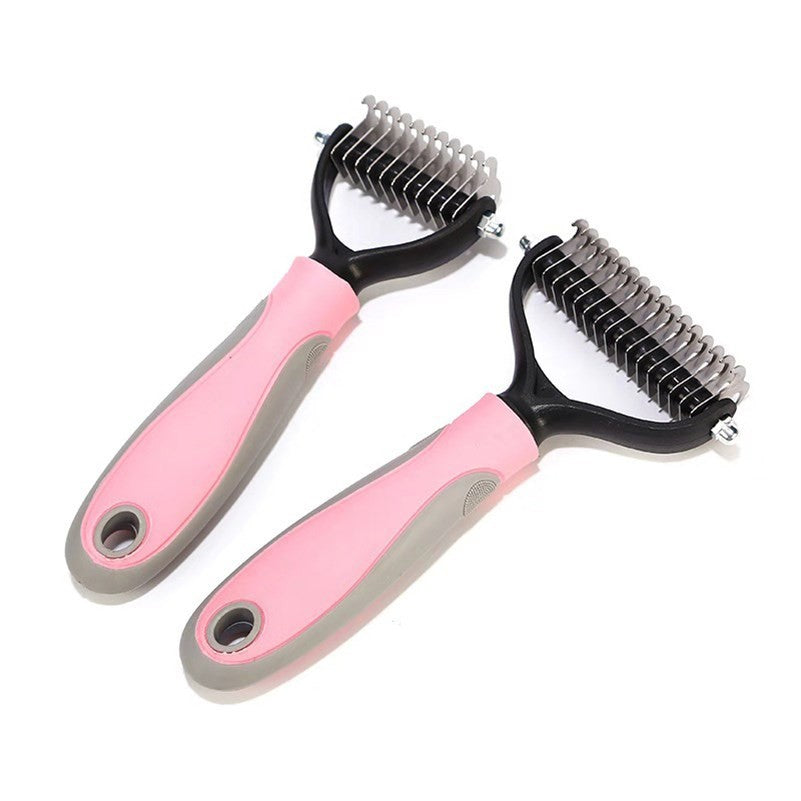 Escova para Cães Removedor de Pelos de Animais de Estimação Profissional Escova para Remover Pelos para Cães e Gatos Cortador de Nós de Pelos de Animais de Estimação Pente para Gatos Escovas Acessórios para Cães