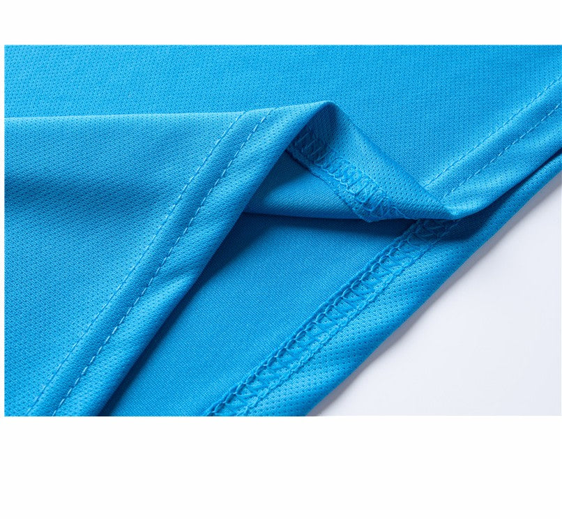 Quick Dry Round Neck T-shirt Custom Printed Embroidered Logo Sports Fitness Short Sleeve Top Running Shirt 2024