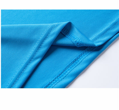 Quick Dry Round Neck T-shirt Custom Printed Embroidered Logo Sports Fitness Short Sleeve Top Running Shirt 2024