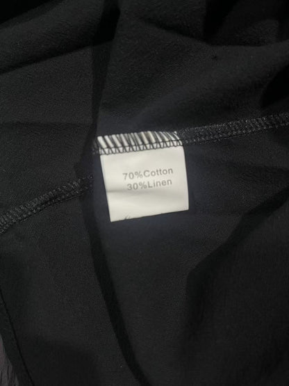 Men's Solid Color Cotton Linen Blend Breathable Sweat Absorbing Easy to Maintain Long Sleeved Shirt Business Casual Slim Fit