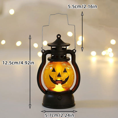 Halloween LED Pumpkin Lamp Ornaments Horror Atmosphere Kids Toy 2026 Halloween Party Home Decor Decoration Supplies