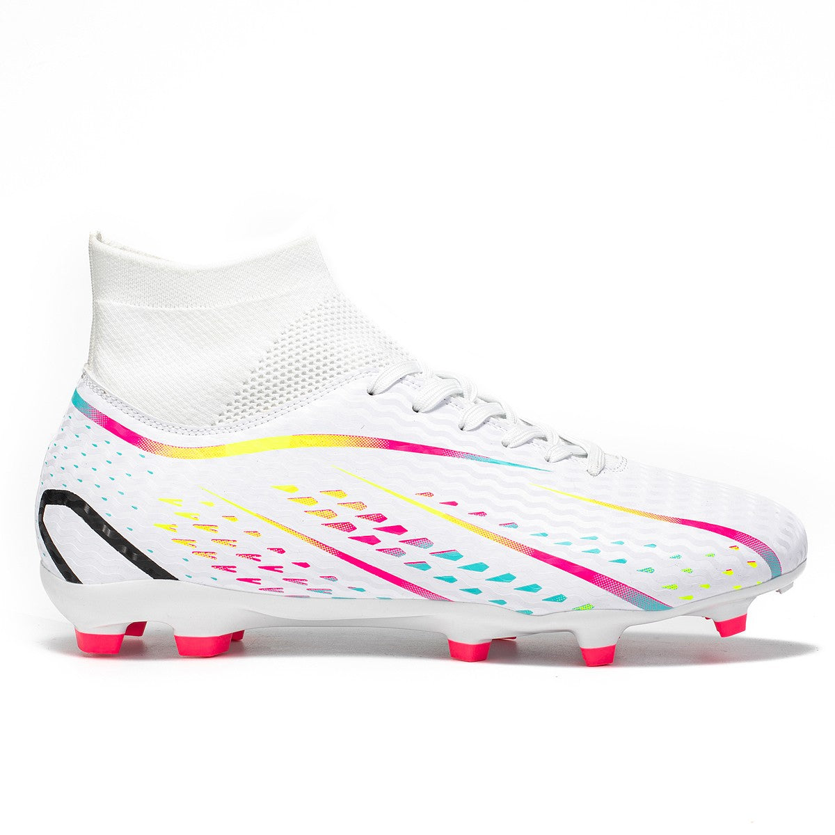 Unisex Soccer Cleats With FG Studs And TF Blades Options For Natural Grass Turf Indoor Superior Traction Anti Slip Grippy Soles