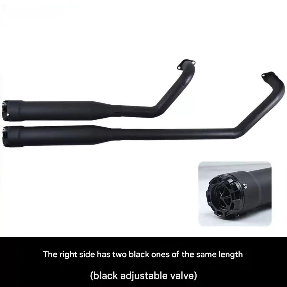 For BENDA Chinchilla 300 modified accessories, double snake-shaped exhaust pipe, deep bass with rich horse hoof sound