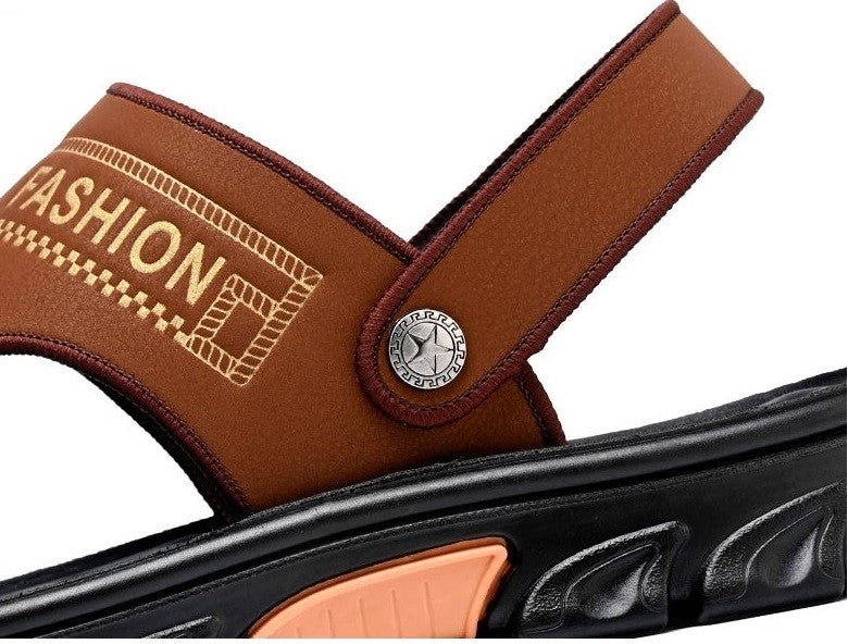 Hot Sale Men Sandals Casual Shoes Outdoor Walking Sandals for Men Beach Shoes Men Slippers Open Toe Flat Two Passes