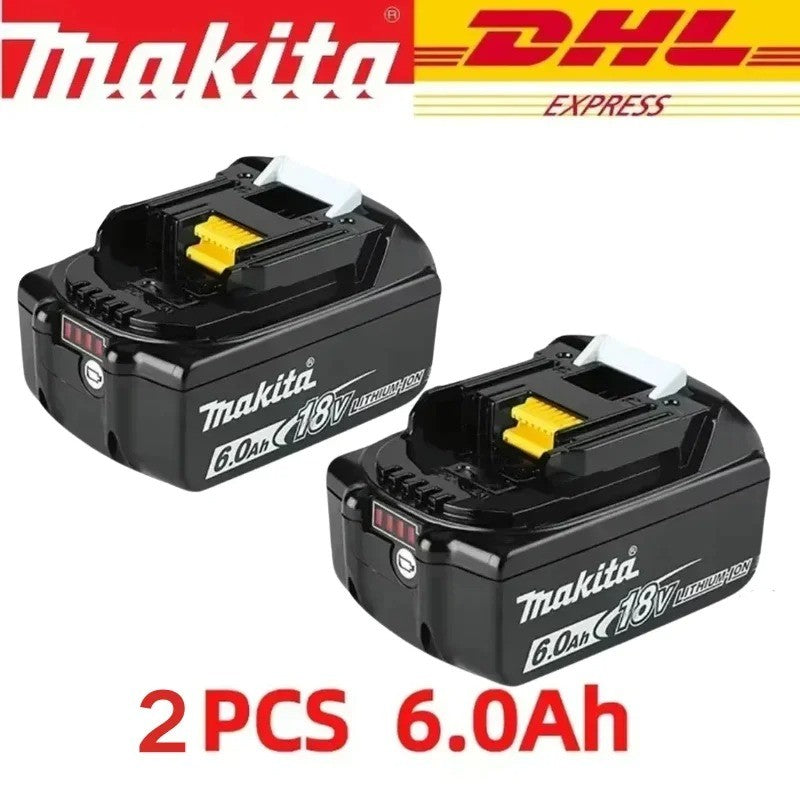 Bateria Recarregável Original Makita 18V 9Ah 6Ah 5Ah para Ferramentas Elétricas Makita Bateria de íons de lítio 18v de Substituição + carregador + furadeira elétrica