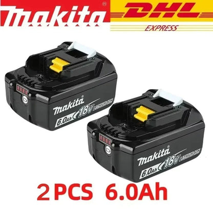 Bateria Recarregável Original Makita 18V 9Ah 6Ah 5Ah para Ferramentas Elétricas Makita Bateria de íons de lítio 18v de Substituição + carregador + furadeira elétrica