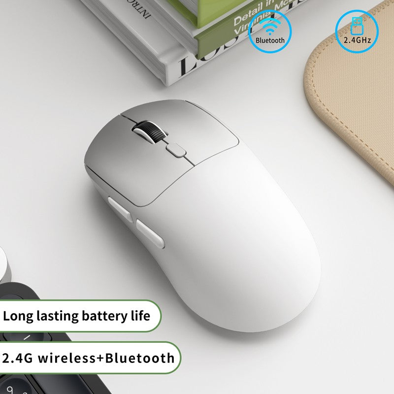 Mouse sem fio Xiaomi Bluetooth 2.4G Três Modos Recarregável Ergonômico Rato Portátil Para Escritório, Jogos, iPad, PC, Laptop, TV